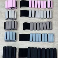 Bracelet lesté en silicone segmenté carré 1LB 2LB, durable, double usage pour poignet et cheville, poids de fitness