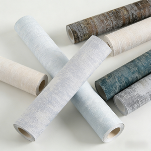 Carta da Parati Moderna Minimalista a Righe Non Tessuta Non Adesiva Ignifuga Facile Installazione per Sfondo TV Hotel - Product Image 4