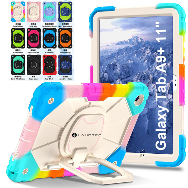 iPad 11''/10.9''(11th Gen) Kids Shockproof Case Shoulder Strap Handle Non-Toxic Lightweight Multi Colors OEM/ODM/Private Label