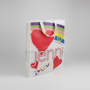 Sac de courses en PP non tissé de haute qualité avec poignées HOA HA, taille et couleur personnalisables, style avec passepoil en U, prix compétitif, Vietnam Bac Giang - Product Image 4