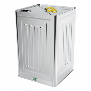 Boîte métallique carrée de 18 litres 232x232x350mm pour tahini et mélasse de raisin 18 litres Catégorie de produit Boîtes métalliques - Product Image 2