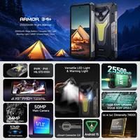 Oferta: Teléfono Inteligente Ulefone Armor 34 Plus, 16 GB, 512 GB, Visión Nocturna, 6.95 Pulgadas, Android 15, NFC, OTG, 5G, Nuevo