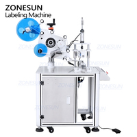 ZONESUN ZS-TB801D Semi Automatique Adhésif Horizontal Ampoule Stylo Réactif Tube Petites Bouteilles Rondes Tube Rond Étiqueteuse