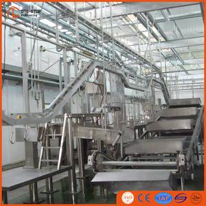 बूचड़खानों के लिए स्टेनलेस स्टील मीट कन्वेयर सिस्टम मॉड्यूलर बेल्ट और रोलर डिजाइन - Product Image 3