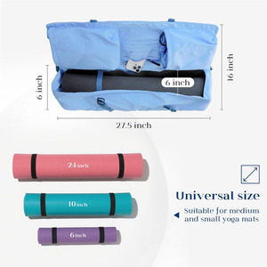 Free Sample Fashion Women Polyester Tote <b>Bag</b> with Zipper Waterproof Compartments for <b>Work</b> <b>Nurse</b> Dance Yoga Gym Sport & Travel - Product Image 2