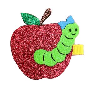 Vente flash, pinces à cheveux fantaisie en tissu scintillant, motif de poussin de Pâques, pour les filles mignonnes, utilisation en fête - Product Image 6