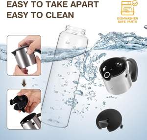 Botella de Spray para Aceite Ecológica de 600 ml con Tapa Redonda de PP y Dosificador para Almacenar Condimentos y Especias - Product Image 5