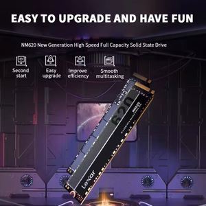 Echte Interne SSD <span class=keywords><strong>Lexar</strong></span> M.2 NVME PCIe Gen3x4 Schnittstelle Geschwindigkeit bis zu 3500M/S 256GB 512GB 1TB Geeignet für Gaming-PC Desktop Laptop - Product Image 3