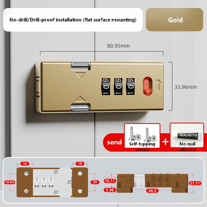 Oro [180° Candado de combinación