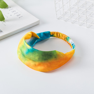 Bandeau de sport pour femme Jiemeirui, imprimé, en microfibre, anti-transpiration, pour fitness, yoga, course à pied - Product Image 3