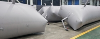 Conception en plastique modulaire pliable de réservoir d'eau gonflable de bâche de PVC de 5000 et 10000 litres pour des machines de traitement de l'eau