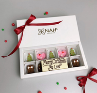 Caja de Embalaje de Cartón Magnética Personalizada para Trufas de Chocolate, Frutos Secos, Caja de Regalo de Lujo para Nueces