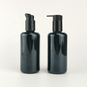 Flaconi in Vetro Nero <span class=keywords><strong>200</strong></span> <span class=keywords><strong>ml</strong></span> con Pompa Lozione, Bottiglia Vuota in Vetro per Cosmetici con Pompa a Molla Esterna da 24 mm per Shampoo - Product Image 6