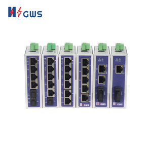 Commutateur PoE de gestion cloud 10/100/1000M à 4/8/10/16/24 ports, industriel, montable sur rail DIN, réseau E géré pour la vidéosurveillance - Product Image 1