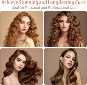 Bigoudi personnalisé barils interchangeables PTC chauffage rapide LCD <span class=keywords><strong>fer</strong></span> à friser <span class=keywords><strong>3</strong></span> en 1 <span class=keywords><strong>fer</strong></span> à friser - Product Image 3