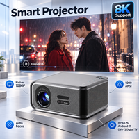 Projecteur 4K 30000 Lumens Android Smart Wifi Full HD 1080P Natif pour Cinéma Maison et Équipements de Présentation
