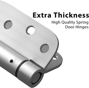 Практичная горячая Распродажа сверхпрочная огнестойкая американская стандартная 4-дюймовая матовая никелевая 5/8 "Радиус из нержавеющей стали пружинная дверная петля - Product Image 2