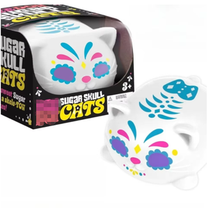   Gatos Calavera de Azúcar Schylling, Juguete Sensorial de Látex Ultrasuave, Antiestrés, Regalo Unisex ASMR - Product Image 1