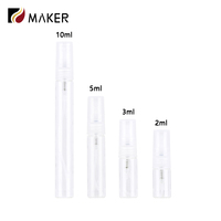 2ml 3ml 5ml 10ml Atomiseur de parfum de poche portable de voyage transparent Mini pompe en verre vide Vaporisateur de bain de bouche à parfum