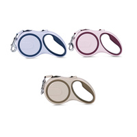Accessoires pour chiens et chats, laisse rétractable automatique de luxe en nylon résistant pour dressage de chiens de type Teckel