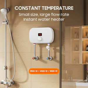 Calentador de Agua sin Tanque con Control de Termostato y <span class=keywords><strong>Temporizador</strong></span>, Calentador de Agua sin Tanque Anti-escaldaduras - Product Image 4