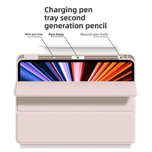 Nuova custodia in acrilico a tinta unita per <span class=keywords><strong>Samsung</strong></span> <span class=keywords><strong>Galaxy</strong></span> <span class=keywords><strong>Tab</strong></span> <span class=keywords><strong>A8</strong></span> 10.5 pollici con modalità sleep automatica e slot per penna - Product Image 6