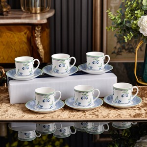 Wholesale Eco-Friendly American Style Bone China Dinnerware Sets for Hotels Afternoon Tea-Dishwasher Safe - Product Image 6
