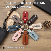 Porte-clés personnalisé avec photo et texte, pendentif à coudre, pour clés de voiture, cadeaux pour la fête des pères et anniversaires, durable, marque TOPWELL