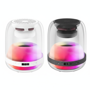 นาฬิกาตั้งโต๊ะอัจฉริยะ ลำโพงบลูทูธ พร้อมจอแสดงผลดิจิตอล เปลี่ยนสีได้ ใช้เป็นนาฬิกาปลุกสำหรับห้องนอน - Product Image 1