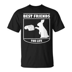 T-shirt Lapin Mignon « Amis à vie » pour Articles Promotionnels - Product Image 1