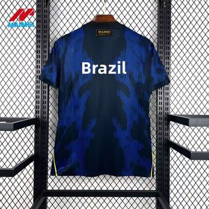 Nouveau Maillot de Football de l'Équipe Nationale du Brésil 2026 pour Matchs Extérieurs, Confortable, en Polyester de Haute Qualité, Fabriqué en Thaïlande - Product Image 1