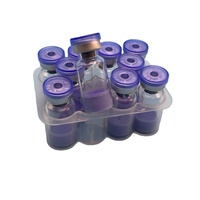 GHK-Cu Cuivre Haute Pureté 99% 50mg/100mg Qualité Cosmétique Soin de la Peau Flacon en Verre Résistant à l'Eau Durable Écologique 3ml Aluminium