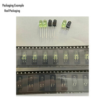 Émetteur/récepteur IR à LED de 5 mm à tête ronde, LED IR de 4 mm à tête ronde avec base carrée et fils coudés