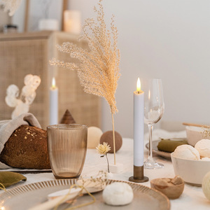 <span class=keywords><strong>Velas</strong></span> cónicas sin llama LED, <span class=keywords><strong>velas</strong></span> de ventana que funcionan con pilas con llama parpadeante 3D para <span class=keywords><strong>chimenea</strong></span>, Navidad, Halloween - Product Image 3