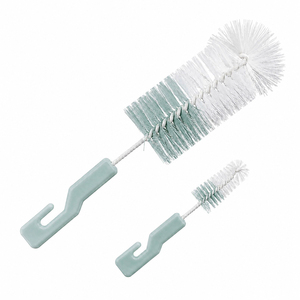 Brosse de nettoyage biodégradable et recyclable en PP et nylon pour biberons et tétines, adaptée à tous types de tasses, bouteilles et tétines. - Product Image 5