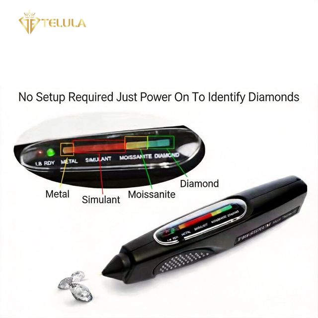 Presidium Multi Tester III Portable Gemstone diamond Tester Pen Moissanite Stones Presidium diamond Tester
