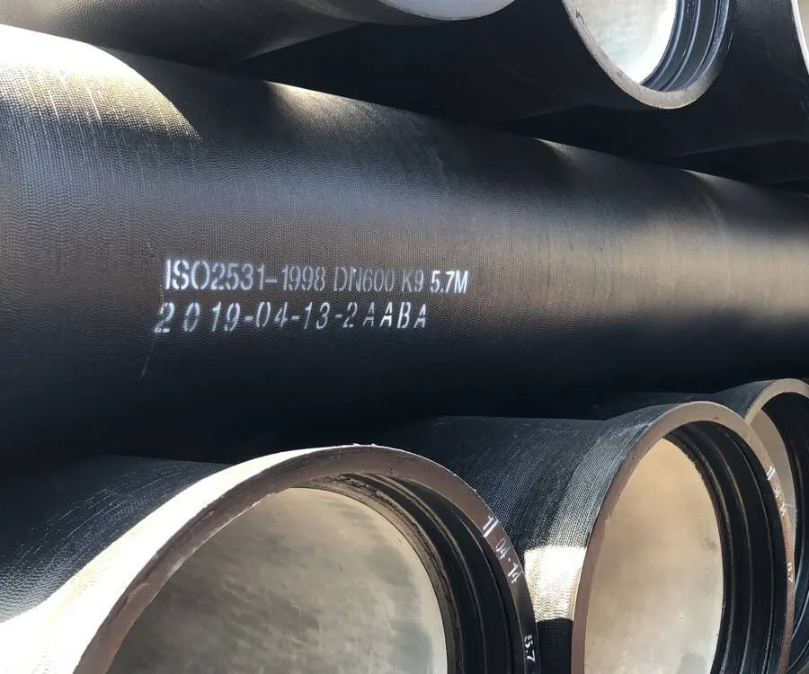 Ductile Pipe Prices En545 Ductile Iron Pipe Class K9 Cement Lined Cast Iron Di Pipe For Water System