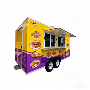 Remolque de postres con certificación CE DOT, equipo completo ODM para comida rápida personalizada, venta ambulante de helados suaves, cocina móvil. - Product Image 1
