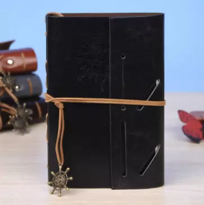 Carnet Spirale Rétro MAD05 – Journal en Cuir PU Ancre <span class=keywords><strong>Pirate</strong></span> – Papeterie Feuilleuse – Cadeau – Journal de <span class=keywords><strong>Voyage</strong></span> - Product Image 5