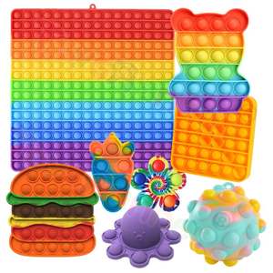 Fournisseur de jouets sensoriels POPIT en silicone de haute qualité et durables, fabricant vérifié, cadeaux sensoriels personnalisables, jouets anti-stress - Product Image 1