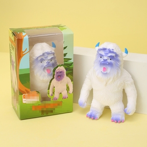 Jouet à presser sur le thème des animaux : Loup-garou, Bonhomme de neige, Singe – Gadget amusant anti-stress, outil de décompression sensorielle - Product Image 3