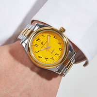Nouvelles montres-bracelets de luxe pour hommes en alliage, montre chronographe à quartz haut de gamme personnalisée avec phases de lune, ensemble argenté