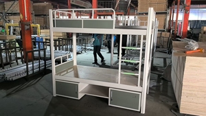 Lits superposés Lit en acier commercial à deux étages pour adultes et étudiants Litera Para Adultos Heavy Duty pour dortoir - Product Image 6