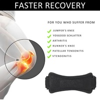 Attelle de Genou Stabilisatrice en Nylon et Néoprène à Prix d'Usine, Bandes Rotuliennes Flexibles, Sangle Tendineuse pour Soulagement de la Douleur au Genou, Protection Médicale
