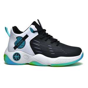 Men's PU Leather Basketball Style Shoes Fashion Sneakers with Breathable Waterproof Casual Sports Shoes <b>Outdoor</b> Basketball Shoes - Product Image 6