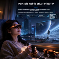 Équipement VR/AR/MR, lunettes VR, grand écran 4K 3840*1080 pour films 2D/3D, jeux, connexion DP/Wi-Fi, mise en miroir de l'écran, esports