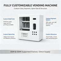 Distributeur automatique commercial sans personnel pour adultes, pour cigarettes, collations et boissons, 10 compartiments, paiement Alipay