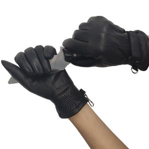 Ultimate <span class=keywords><strong>Leather</strong></span> Guantes resistentes a cortes Military-Protección estándar para equipos de emergencia al aire libre - Product Image 1