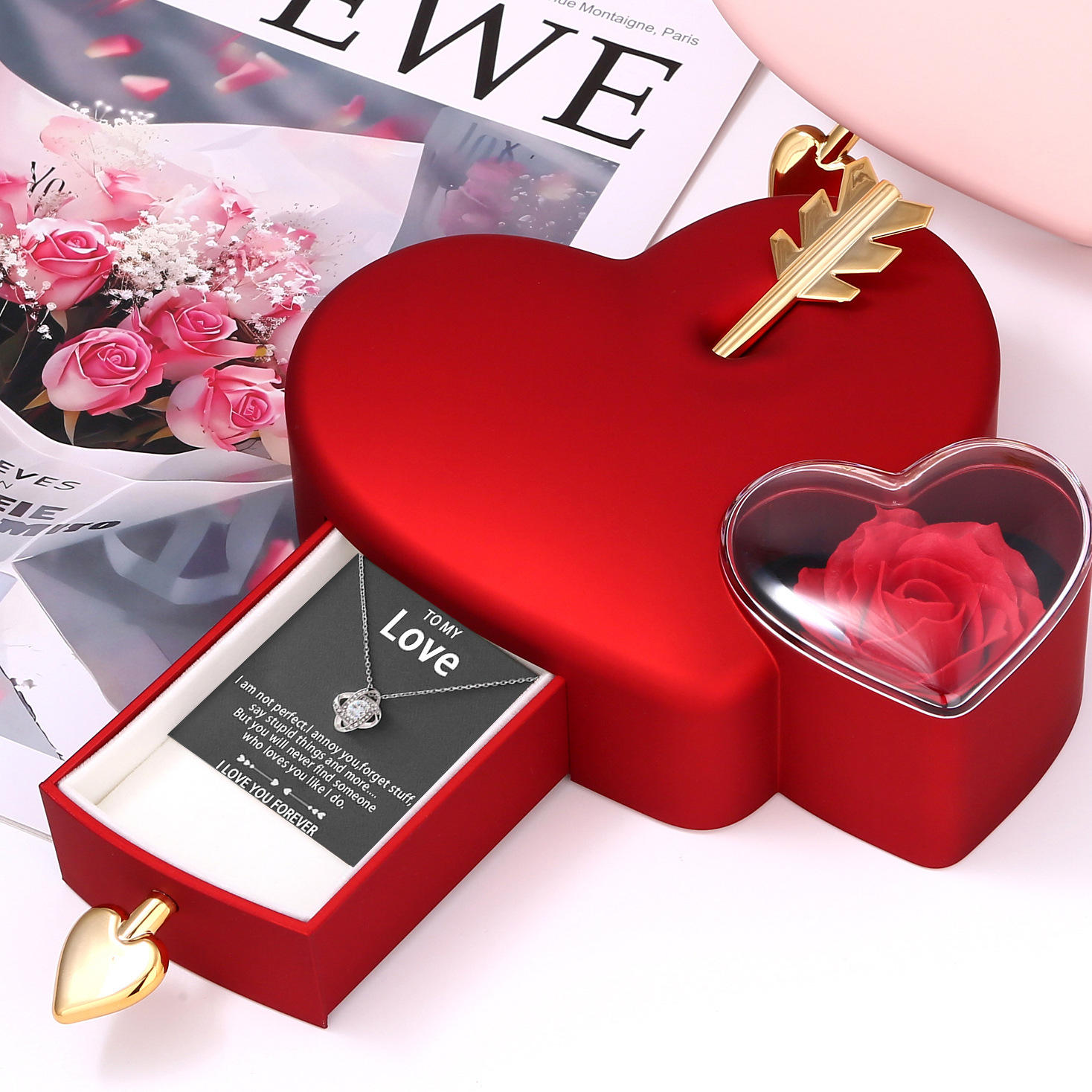 Necklace + Card Gift Box