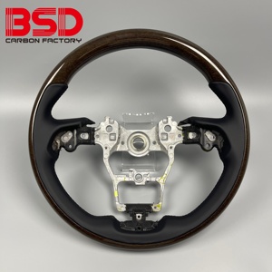 Volante Personalizzato in Legno di Pesco per Toyota Prius 50 <span class=keywords><strong>2016</strong></span>-2022 e <span class=keywords><strong>Mirai</strong></span> 10 2015-2020 - Product Image 1